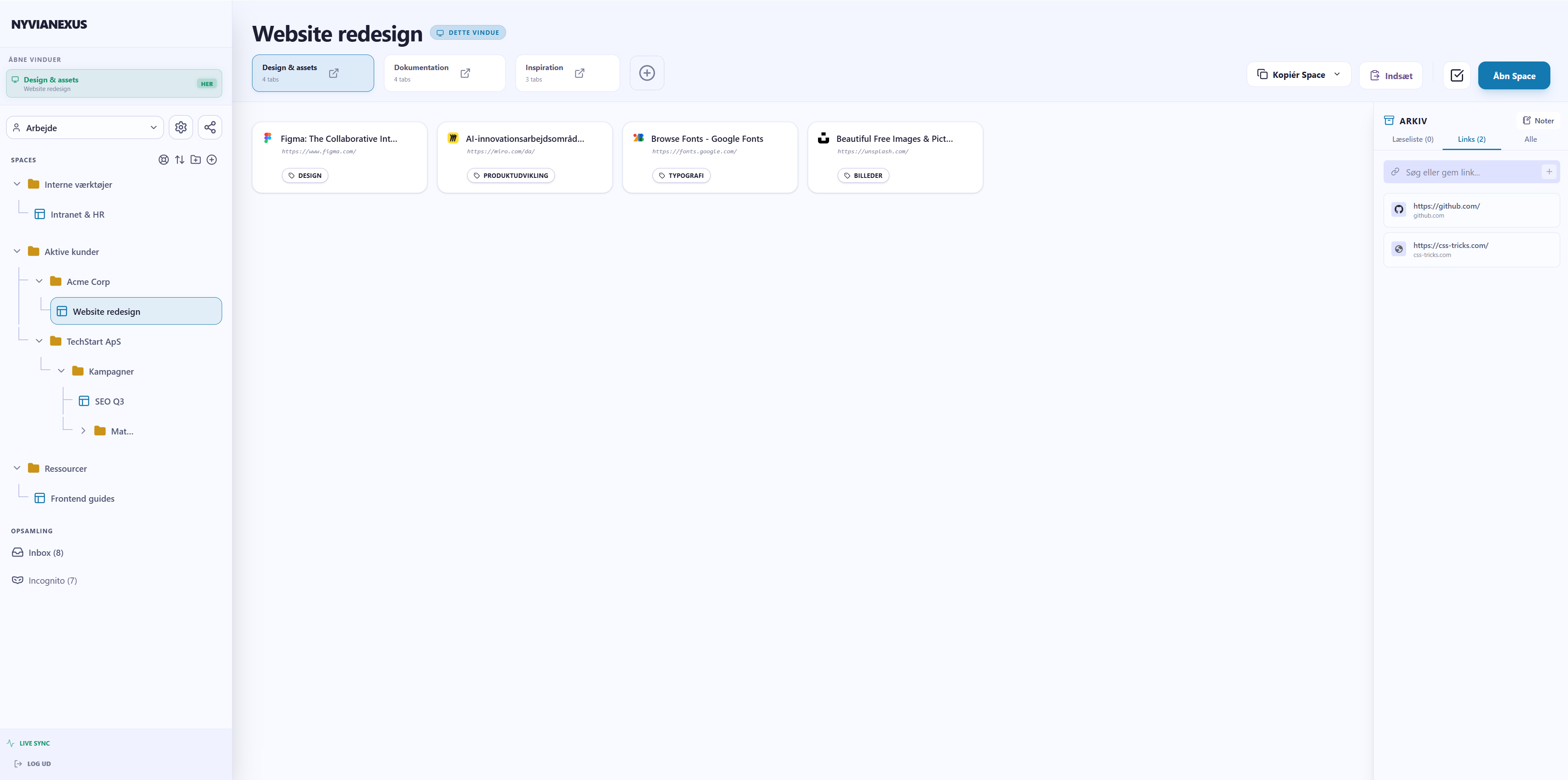 NyviaNexus Dashboard Preview